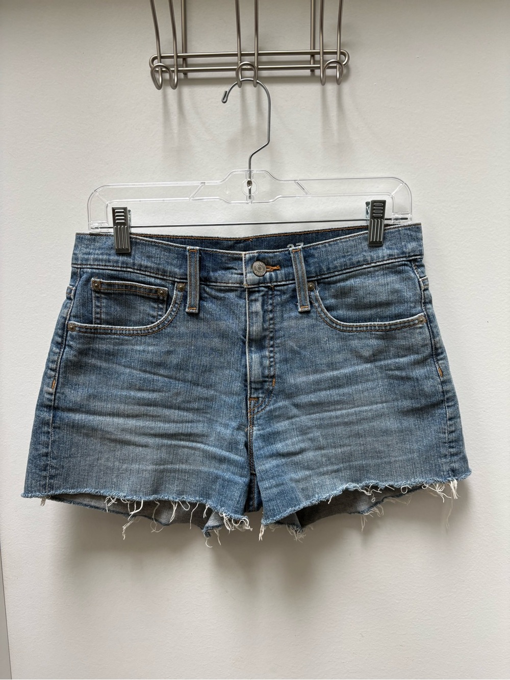 J. Crew Mid-Rise Denim Cutoff Shorts